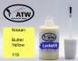 Preview: Nissan, Butter Yellow, 119: 20ml Lackstift, von ATW Autoteile West.